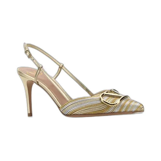 Vlogo Signature Pointed Toe Slingback Pumps