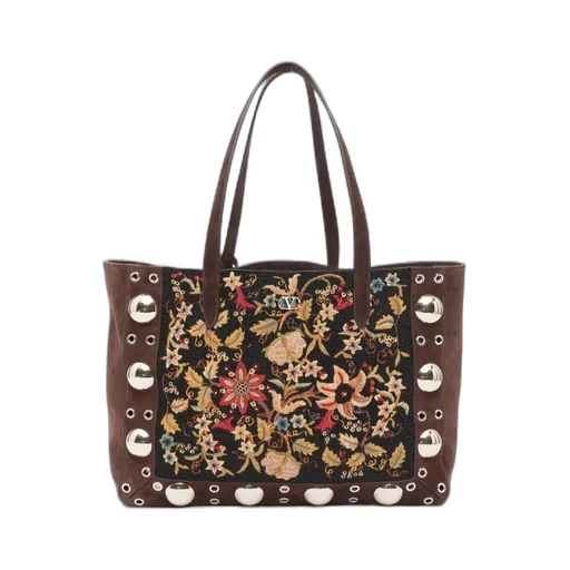 Floral Embroidered Shoulder Bag