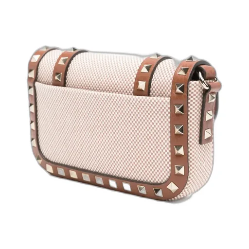 Rockstud Foldover Top Mini Crossbody Bag