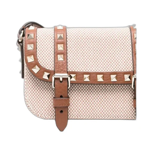 Rockstud Foldover Top Mini Crossbody Bag