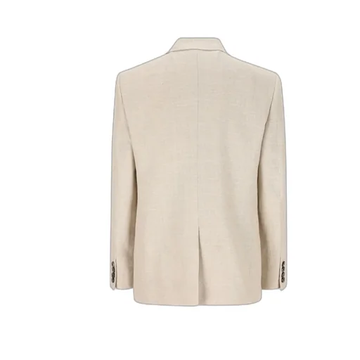 Double-Breasted Long-Sleeved Blazer