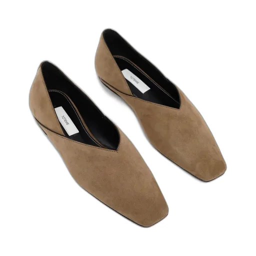 Suede Ballet Flats