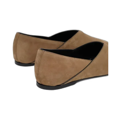 Suede Ballet Flats