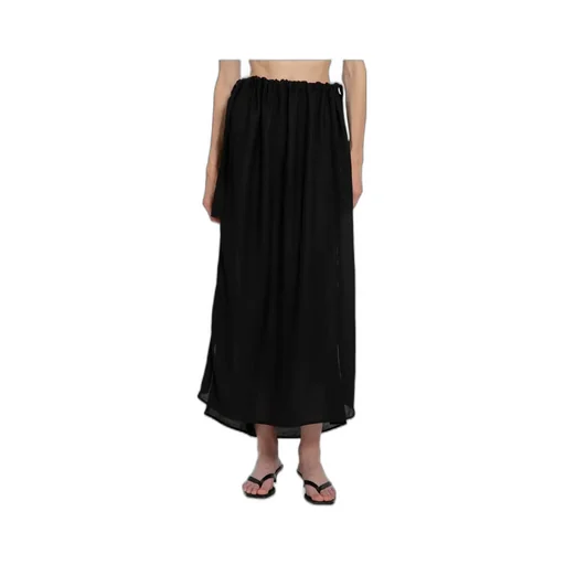 Side Buckle Drawstring Skirt