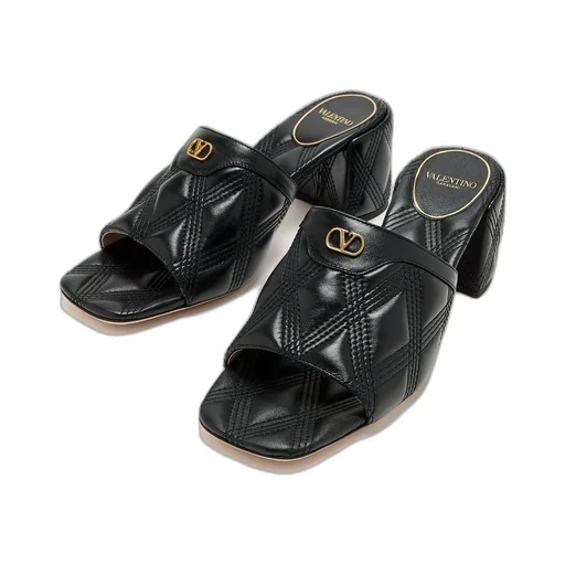 Vlogo Signature Quilted Slip-On Mules