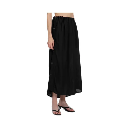 Side Buckle Drawstring Skirt