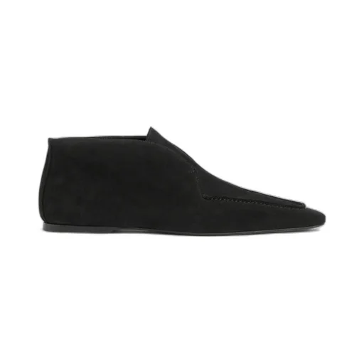 Square-Toed Short Boots