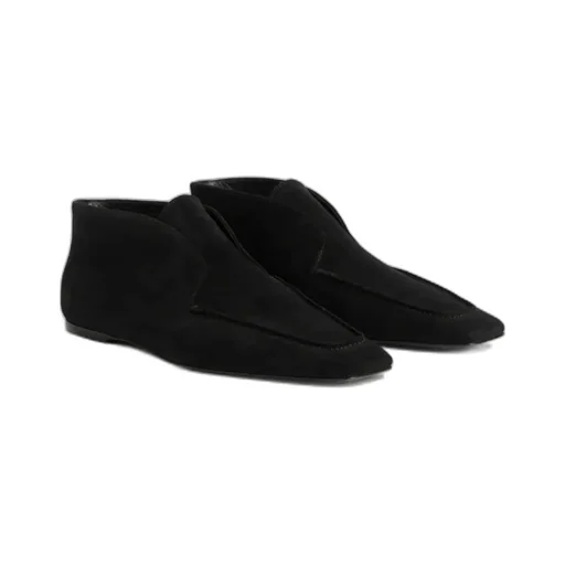 Square-Toed Short Boots