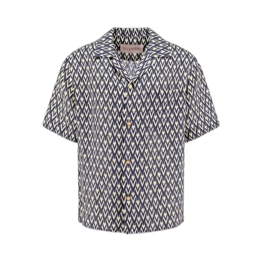 All-Over Printed Short-Sleeved Shirt