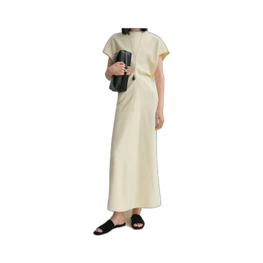 Slouch-Waist Maxi Dress