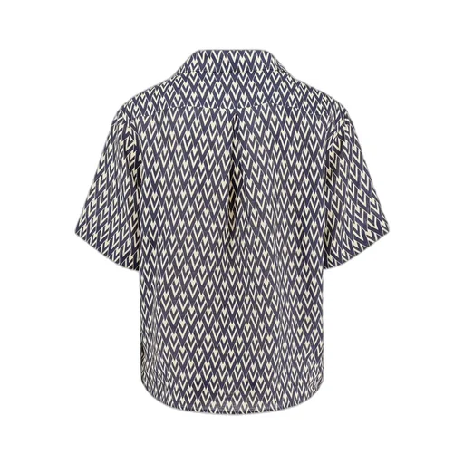 All-Over Printed Short-Sleeved Shirt
