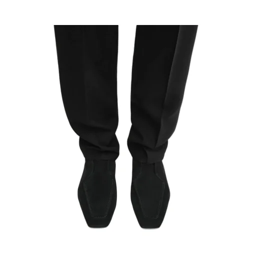 Square-Toed Short Boots