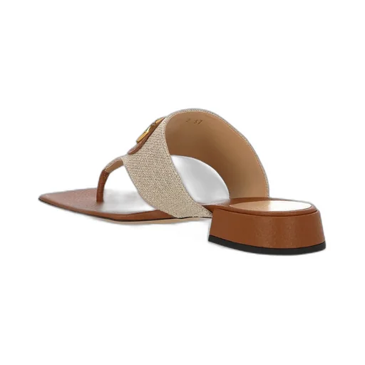 Vlogo Plaque Slip-On Thong Sandals