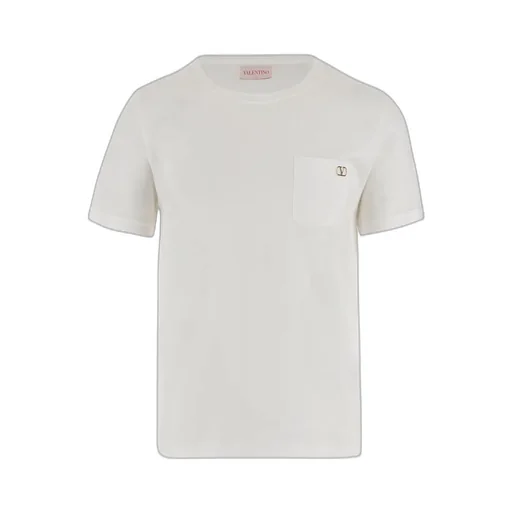 Logo Plaque Crewneck T-Shirt