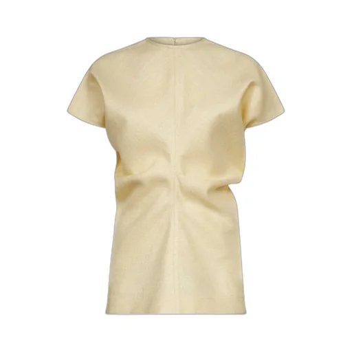 Gathered Short-Sleeve Top