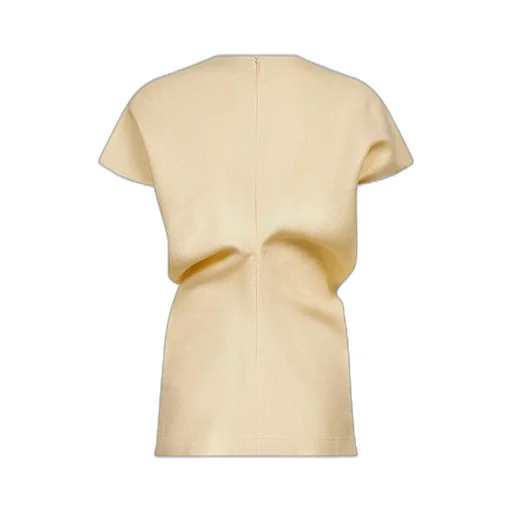 Gathered Short-Sleeve Top