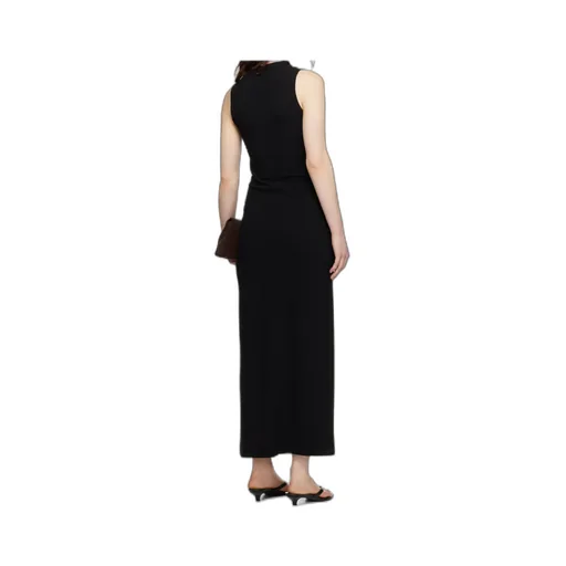 Cowl-Neck Sleeveless Maxi Dress