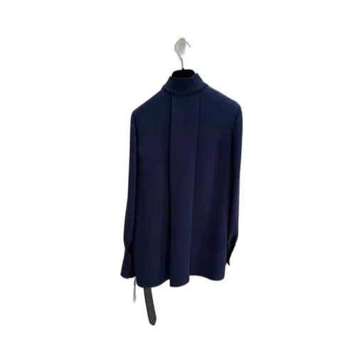Pleat Detailed Belted Top