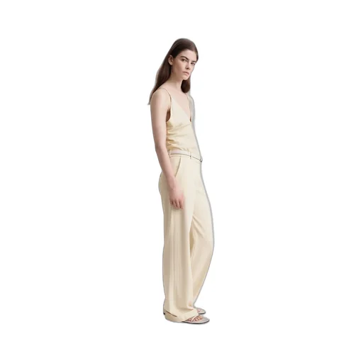 Mid-Rise Tailored Trousers