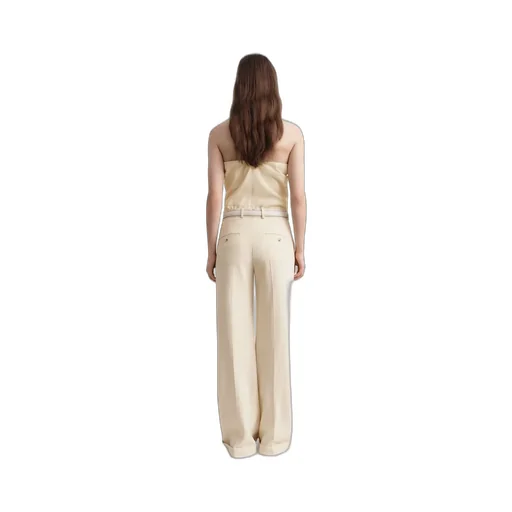 Mid-Rise Tailored Trousers