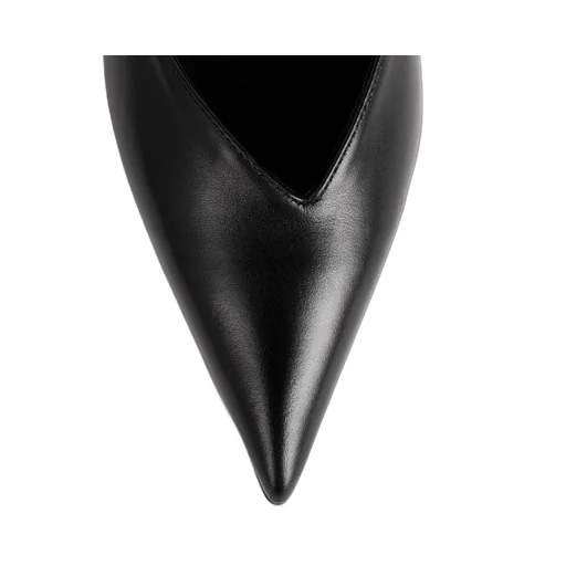 Pointed Toe Slip On Ballerinas