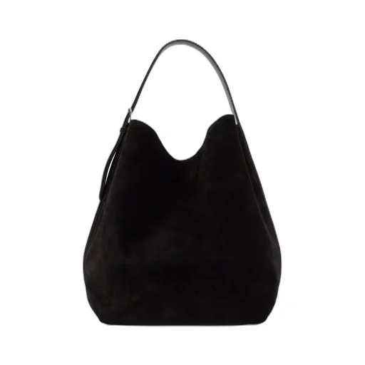 Belted Open Top Tote Bag