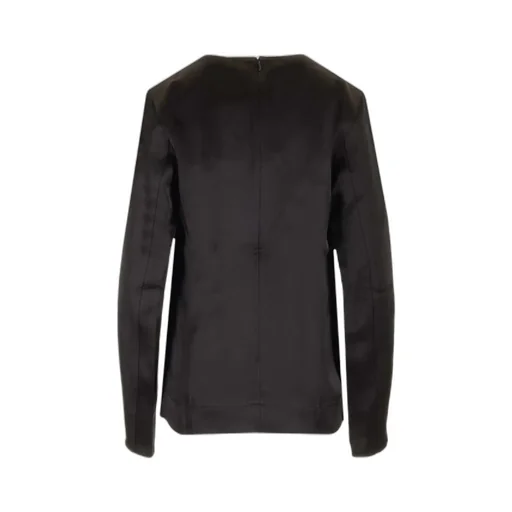 Satin Long-Sleeves Top