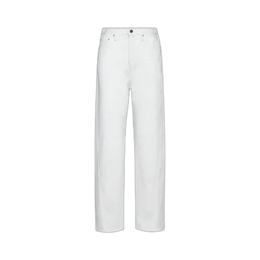 Logo Patch Straight-Leg Jeans