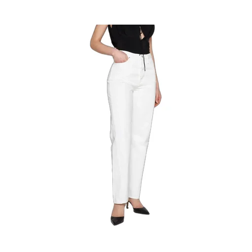 Logo Patch Straight-Leg Jeans