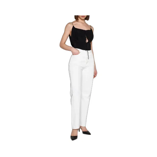 Logo Patch Straight-Leg Jeans