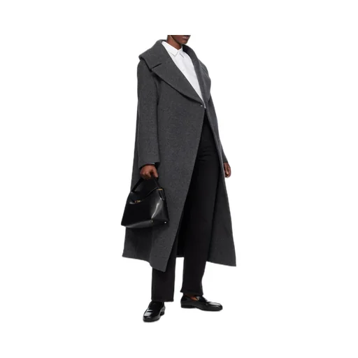 Notched-Lapels Double-Breasted Coat