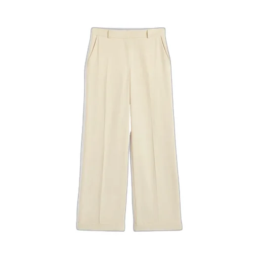 Mid-Rise Tailored Trousers