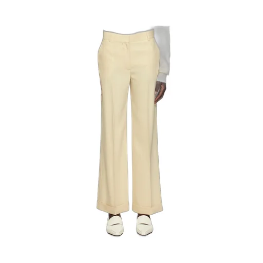 Mid-Rise Tailored Trousers