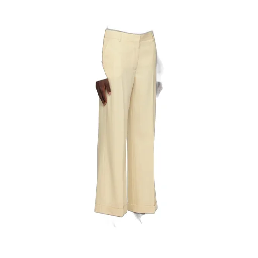 Mid-Rise Tailored Trousers