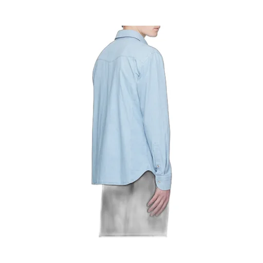 Double-Pocket Denim Shirt