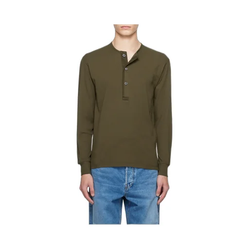 Button Detailed Crewneck Jumper