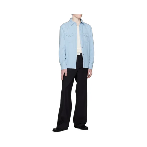 Double-Pocket Denim Shirt