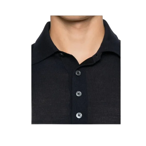 Long-Sleeved Polo Shirt