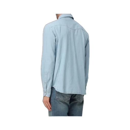 Double-Pocket Denim Shirt