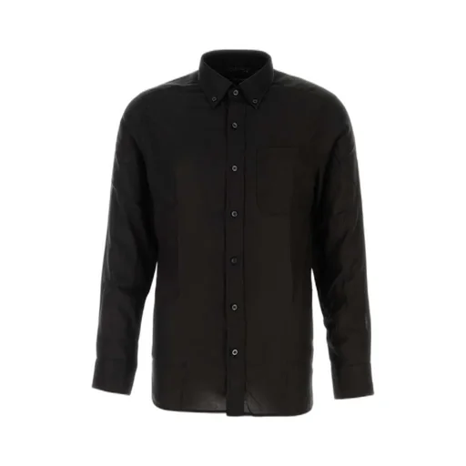 Light Fluid Fine Gabardine Slim Fit Shirt