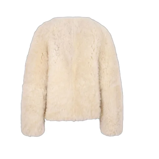 Crewneck Long-Sleeved Coat