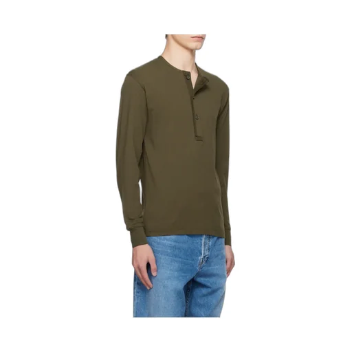 Button Detailed Crewneck Jumper