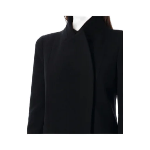 Straight Hem Long Coat