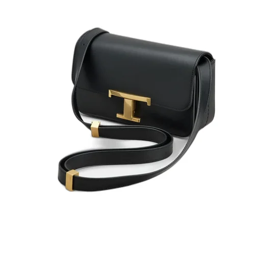 T Timeless Logo Plaque Shoulder Bag