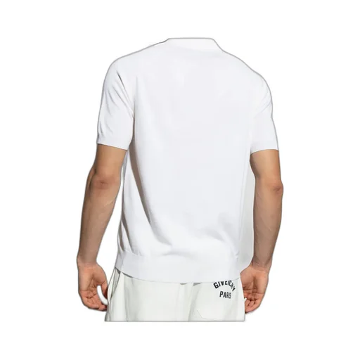 Short-Sleeved Knitted Polo Shirt