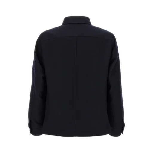 Button-Down Flap-Pocket Shirt Jacket