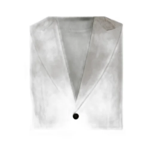 Single-Breasted Suede Blazer
