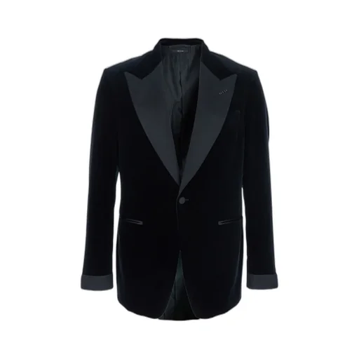Velvet Peak-Lapel Tuxedo Dinner Jacket