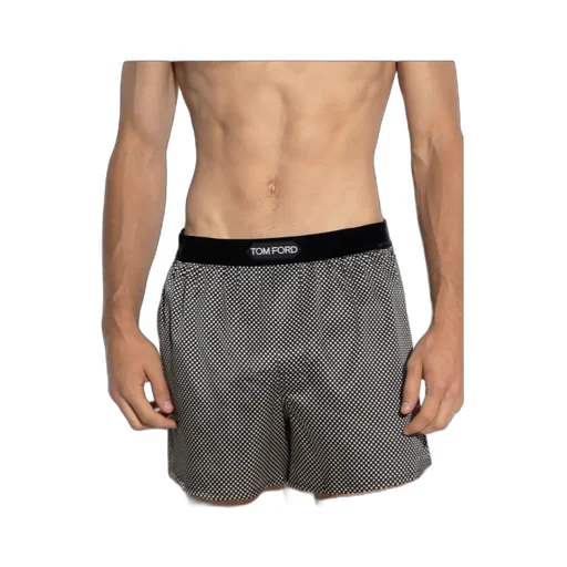Polka-Dot Logo-Waist Boxers