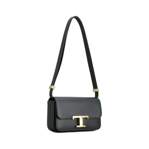 T Timeless Logo Plaque Shoulder Bag